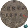Image 5 : 5-cent 1874H Crosslet 4 ICCS Certified MS-63!