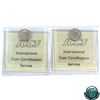 Image 2 : 5-cent 1881H & 1882H ICCS Certified EF-45. 2pcs