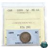 Image 1 : 5-cent 1899 ICCS & PCGS Certified MS-64 (Cross Graded)