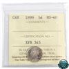 Image 1 : 5-cent 1899 ICCS Certified MS-60.