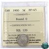 Image 1 : 5-cent 1900 Round 0 ICCS Certified EF-45.