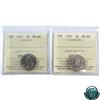 Image 1 : 5-cent 1922 Far Rim & 1923 ICCS Certified MS-60. 2pcs