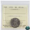 Image 1 : 5-cent 1930 ICCS Certified MS-64! *Low Pop*