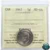 Image 1 : 5-cent 1941 ICCS Certified MS-64