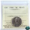 Image 1 : 5-cent 1966 ICCS Certified MS-65