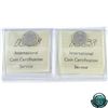 Image 2 : 10-cent 1892 Small 9 Obverse 5 & 1894 Obverse 6 ICCS Certified VF-30. 2pcs.