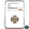 Image 1 : 10-cent 1903H NGC Certified AU-53