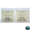 10-cent 1929 & 1930 ICCS Certified MS-62. 2pcs.