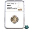 Image 1 : 10-cent 1936 NGC Certified MS-65+