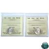 Image 1 : 10-cent 1940 & 1942 ICCS Certified MS-64. 2pcs