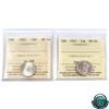 Image 1 : 10-cent 1942 & 1947 ICCS Certified MS-64. 2pcs
