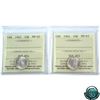 Image 1 : 10-cent 1942 & 1944 ICCS Certified MS-63. 2pcs.