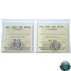 Image 1 : 10-cent 1945 & 1946 ICCS Certified MS-64. 2pcs.