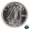 Image 3 : 10-cent 1947 Maple Leaf ICCS Certified MS-65.