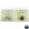 Image 1 : 10-cent 1966 & 1969 Small Date ICCS Certified MS-66. 2pcs.