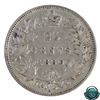 Image 3 : 25-cent 1880H Narrow/Wide O ICCS Certified VF-30. A nice example of a scarce variety!