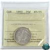 Image 1 : 25-cent 1892 ICCS Certified AU-55. An Attractive coin with lots of original mint luster throughout t
