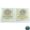 Image 2 : 25-cent 1902 & 1902H ICCS Certified VF-30. A nice mid grade pair of both 1902 varieties.