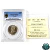 Image 1 : 25-cent 1917 PCGS/ICCS Certified MS62/MS63 (Cross Graded)