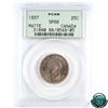 Image 1 : 25-cent 1937 PCGS Certified SP-66 Matte. Consistant toning throughout the obverse and reverse of the