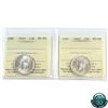 Image 1 : 25-cent 1937 & 1940 ICCS Certified MS-64. 2pcs.