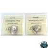 Image 2 : 25-cent 1937 & 1940 ICCS Certified MS-64. 2pcs.