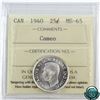 Image 1 : 25-cent 1940 ICCS Certified MS-65 Cameo!