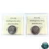 Image 2 : 25-cent 2009 Klassen & 2011 Caribou ICCS Certified MS-67. 2pcs.