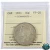 Image 1 : 50-cent 1871 ICCS Certified VF-20