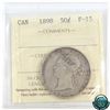 Image 1 : 50-cent 1898 ICCS Certified F-15.
