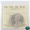 Image 1 : 50-cent 1919 ICCS Certified EF-40.