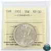 Image 1 : 50-cent 1931 ICCS Certified VF-30. A nice problem free coin.