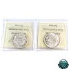 Image 2 : 50-cent 1940 & 1941 ICCS Certified MS-64. 2pcs.