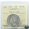 Image 1 : 50-cent 1947 Maple Leaf ICCS Certified MS-63