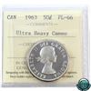 Image 1 : 50-cent 1963 ICCS Certified PL-66 Ultra Heavy Cameo !