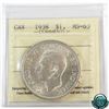 Image 1 : Silver $1 1938 ICCS Certified MS-63