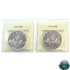 Image 2 : Silver $1 1950 SWL & 1952 NWL ICCS Certified MS-64. 2pcs.