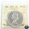 Image 1 : Silver $1 1954 ICCS Certified PL-66 Cameo.