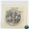 Image 2 : Silver $1 1955 ICCS Certified MS-65. A blast white coin with a soft satin finish.