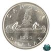 Image 3 : Silver $1 1955 ICCS Certified MS-65. A blast white coin with a soft satin finish.