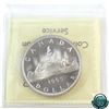 Image 2 : Silver $1 1965 Small Beads Ptd 5 ICCS Certified PL-66 Heavy Cameo.