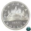 Image 3 : Silver $1 1965 Small Beads Ptd 5 ICCS Certified PL-66 Heavy Cameo.