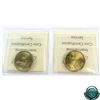 Image 2 : Loon $1 2015 Loon & 2016 Woman's Vote ICCS Certified MS-67! 2pcs.
