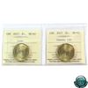 Image 1 : Loon $1 2017 Loon & Canada 150th ICCS Certified MS-67! 2pcs.
