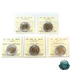 Image 1 : $2 2004, 2006 RCM Logo, 2008 Quebec 400th, 2008, & 2011 Boreal Forest ICCS Certified MS-66. 5pcs.