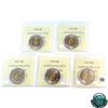 Image 2 : $2 2004, 2006 RCM Logo, 2008 Quebec 400th, 2008, & 2011 Boreal Forest ICCS Certified MS-66. 5pcs.