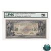 75-16-04-22, 1917 The Canadian Bank of Commerce $50, B.E. Walker - J. Arid, S/N#16207/B PMG Certifie