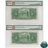 Image 2 : 505-60-02 1935 Bank of Montreal $5, 2 in sequence, Bog-Gordon S/N: 1167169/70. Both Notes PMG Certif