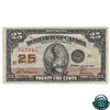 Image 1 : DC-24c 1923 Dominion of Canada 25-cent, McCavour, S/N: 349943, 3 Digit RADAR! VF condition.