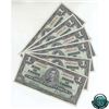 BC-21c 1937 Bank of Canada $1 - Six Sequential Notes, Gordon-Towers, S/N: L/M9952145/46/47/48/49/50.